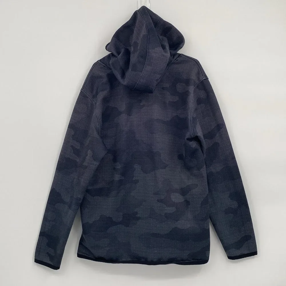 Old Navy Active Black Camo Pullover Hoodie Sweatshirt Boys L 10-12